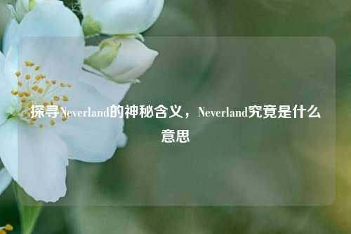 探寻Neverland的神秘含义,Neverland究竟是什么意思