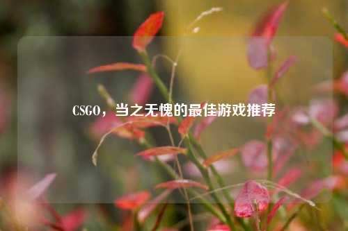 CSGO,当之无愧的最佳游戏推荐