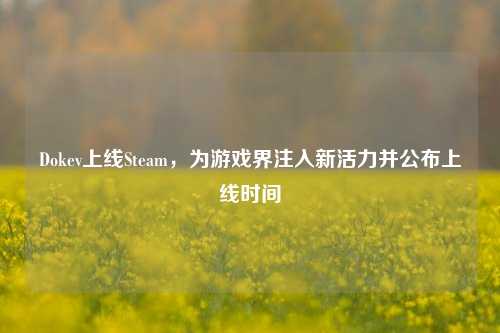 Dokev上线Steam，为游戏界注入新活力并公布上线时间