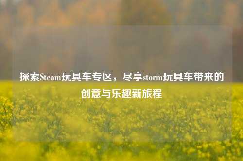 探索Steam玩具车专区,尽享storm玩具车带来的创意与乐趣新旅程