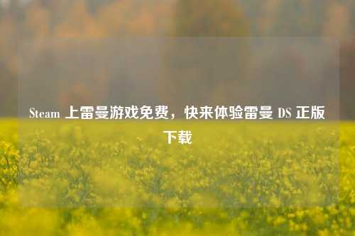 Steam 上雷曼游戏免费，快来体验雷曼 DS 正版下载