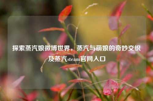 探索蒸汽娘微博世界，蒸汽与萌娘的奇妙交织及蒸汽steam官网入口
