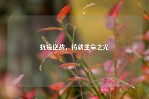 抗疫逆战，铸就生命之光