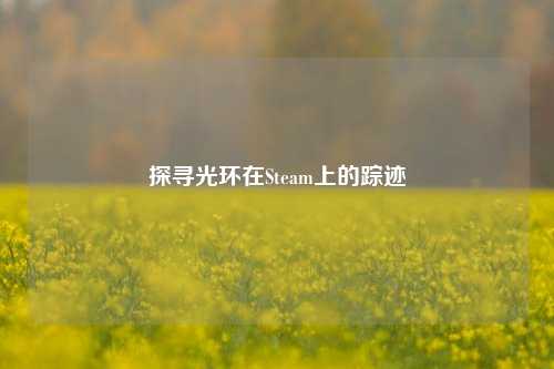 探寻光环在Steam上的踪迹