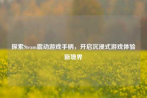 探索Steam震动游戏手柄,开启沉浸式游戏体验新境界