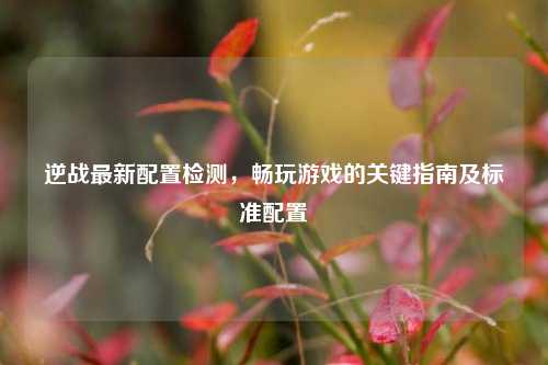 逆战最新配置检测,畅玩游戏的关键指南及标准配置