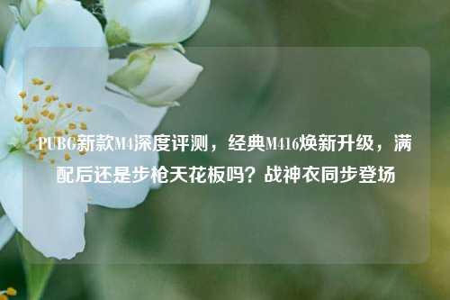 PUBG新款M4深度评测,经典M416焕新升级,满配后还是步枪天花板吗?战神衣同步登场