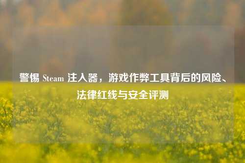 警惕 Steam 注入器,游戏作弊工具背后的风险、法律红线与安全评测